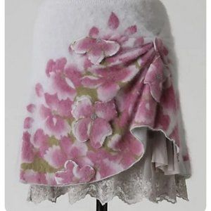 Rare Anthropologie Sweater skirt by Beaux by bo
